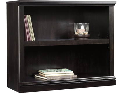 Storage Cabinet – Adjustable Shelf, Engineered Wood Construction, Estate Black Finish, Easy Assembly with Slide-On Moldings