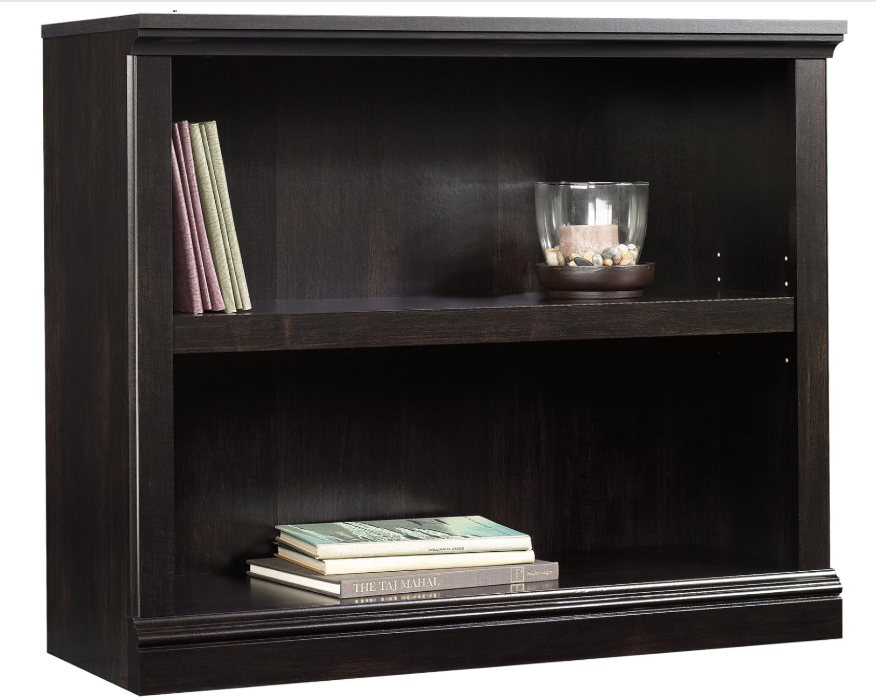 Storage Cabinet – Adjustable Shelf, Engineered Wood Construction, Estate Black Finish, Easy Assembly with Slide-On Moldings