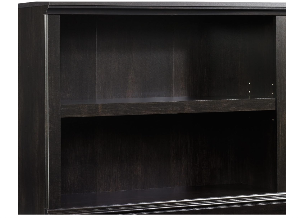 Storage Cabinet – Adjustable Shelf, Engineered Wood Construction, Estate Black Finish, Easy Assembly with Slide-On Moldings