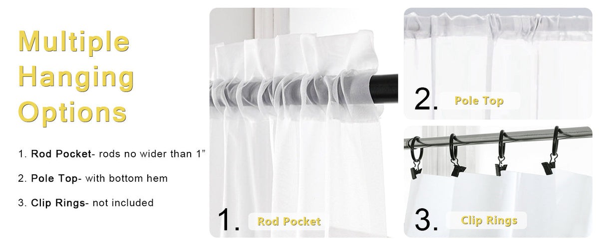 Sheer Navy Blue Curtains 84 inch Length 2 Panels Set, Airy Soft-Touching Rod Pocket Voile Drapes for Living Room/Bedroom, Each 40W x 84L