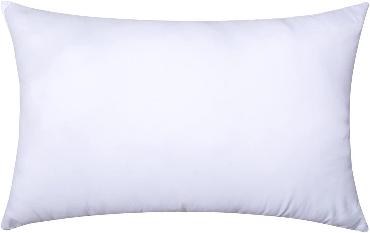 MIULEE Throw Pillow Insert Premium Pillow Stuffer Sham Rectangle for Decorative Cushion Bed Couch Sofa 12x20 Inch