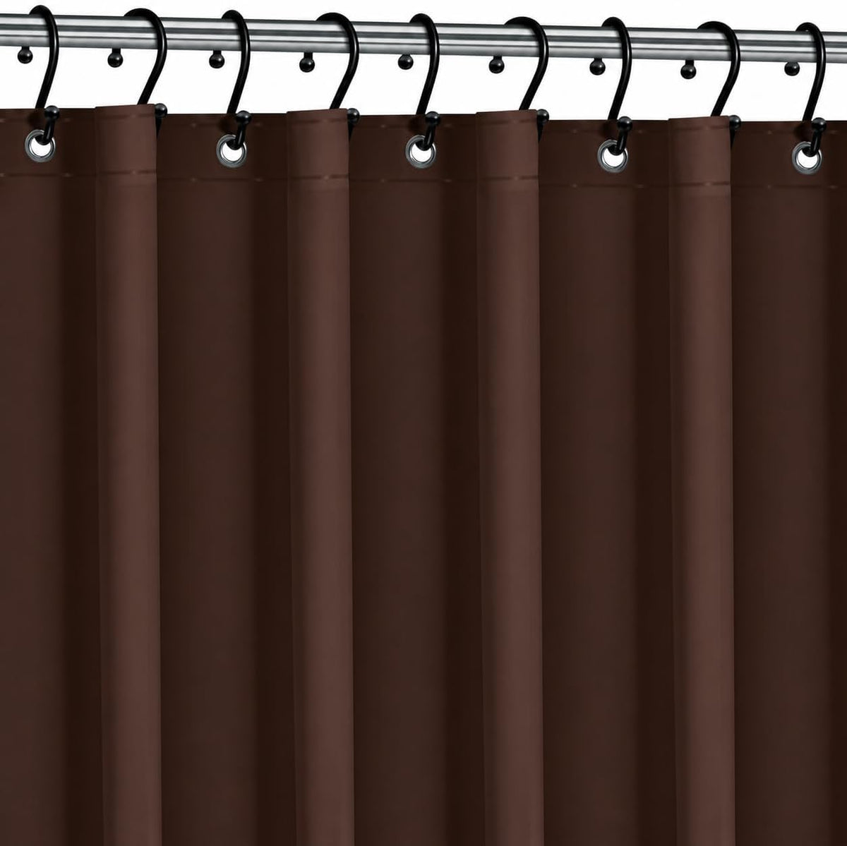 No Smell Shower Curtain Liner 72x72 White - PEVA Plastic Shower Curtain for Bathroom, PVC-Free Waterproof Shower Liner with Metal Grommets and Magnet-Weighted Bottom Hem - Washable Inner Liner